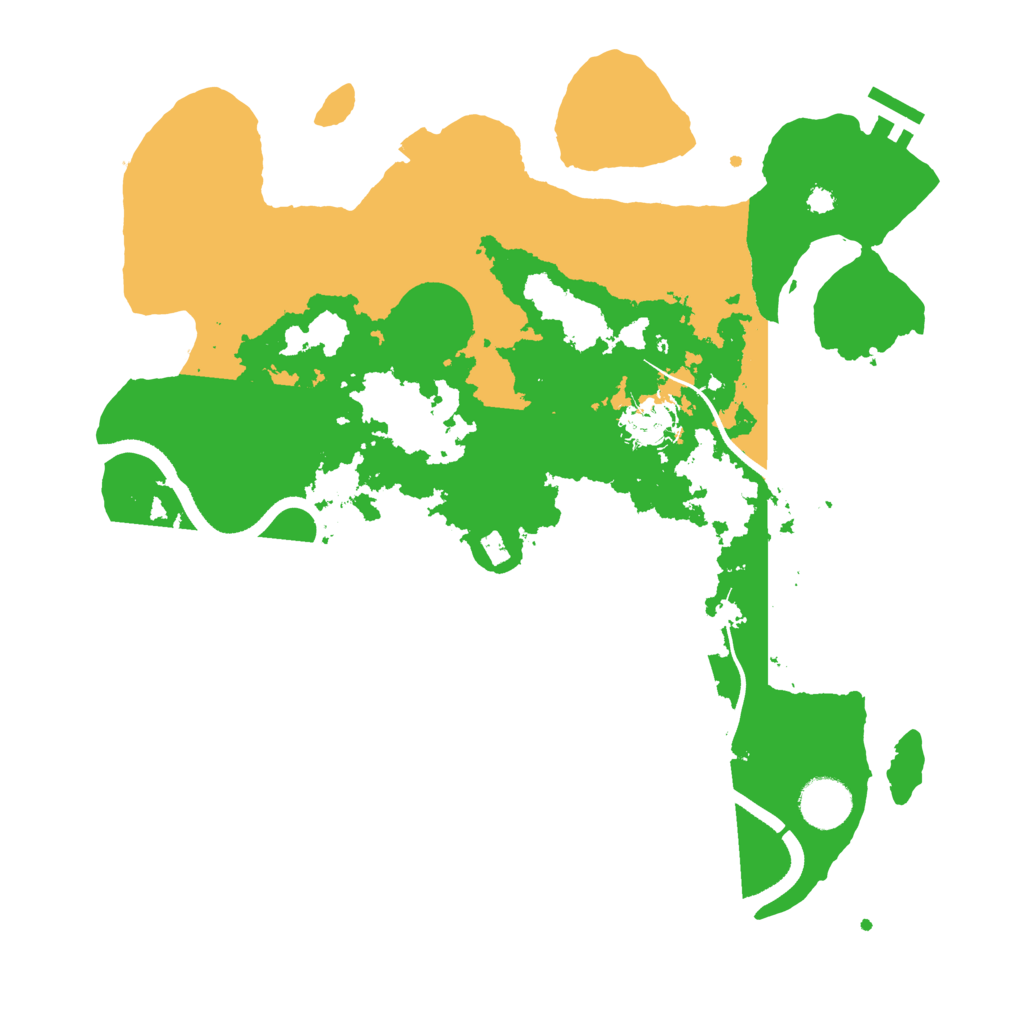 Biome Rust Map: Procedural Map, Size: 3500, Seed: 1697311729