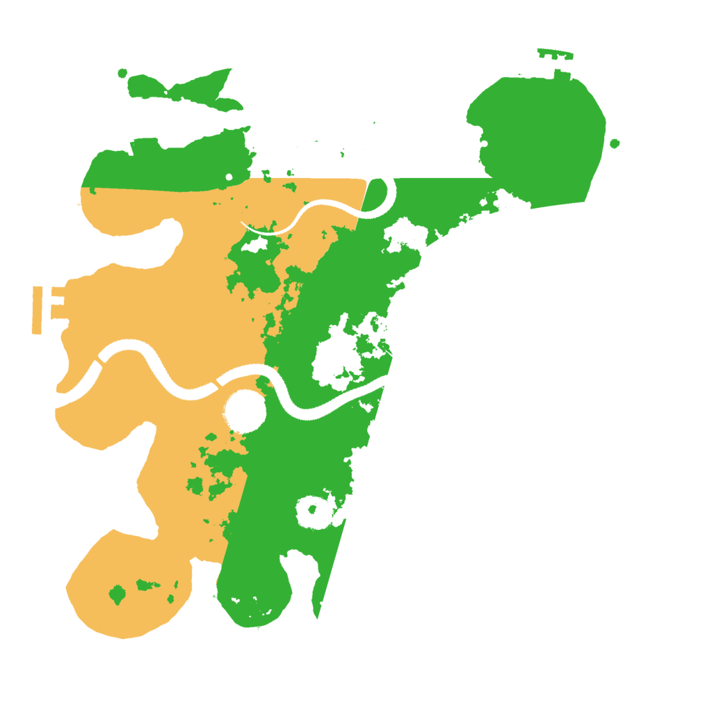 Biome Rust Map: Procedural Map, Size: 3000, Seed: 1403023652