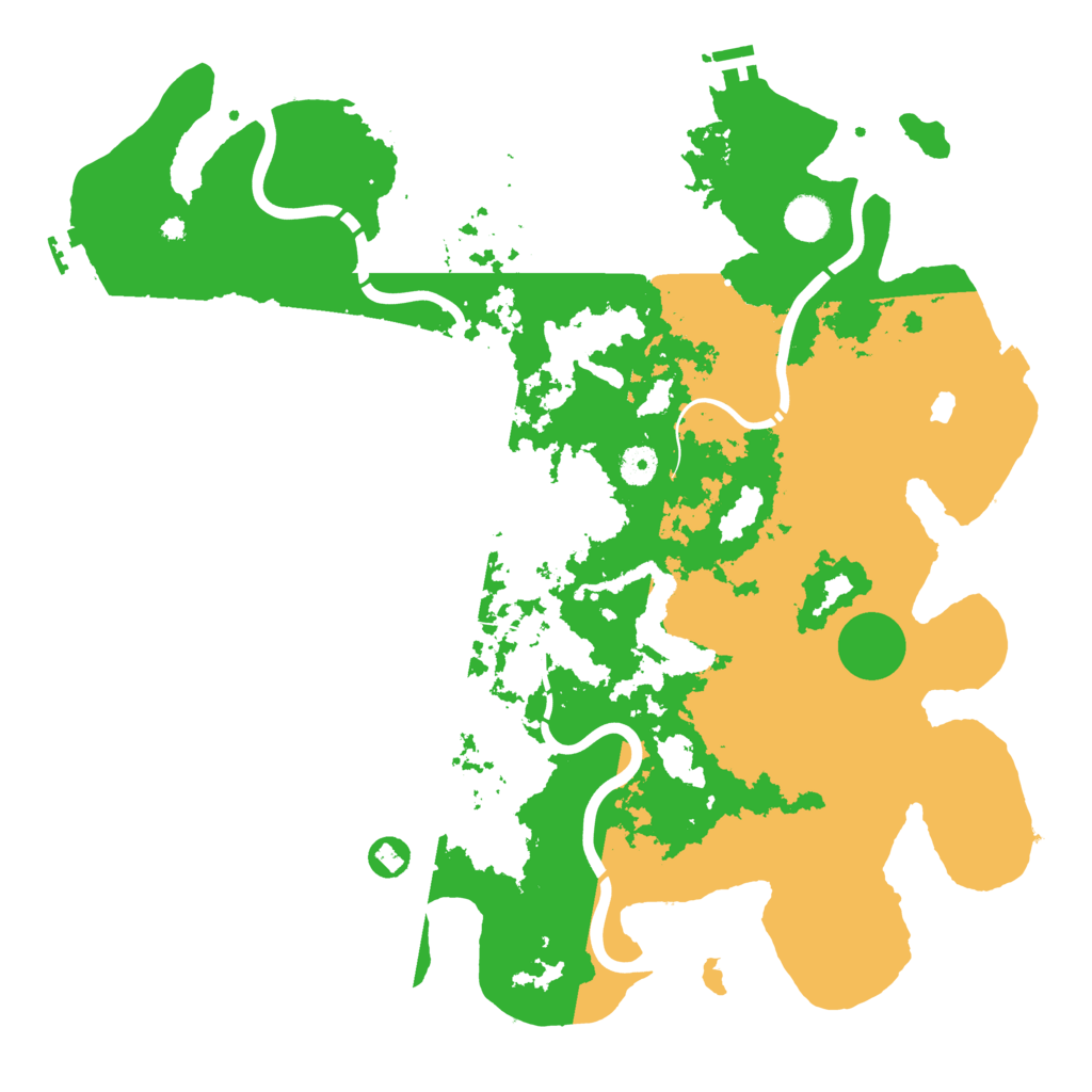 Biome Rust Map: Procedural Map, Size: 4250, Seed: 531189122