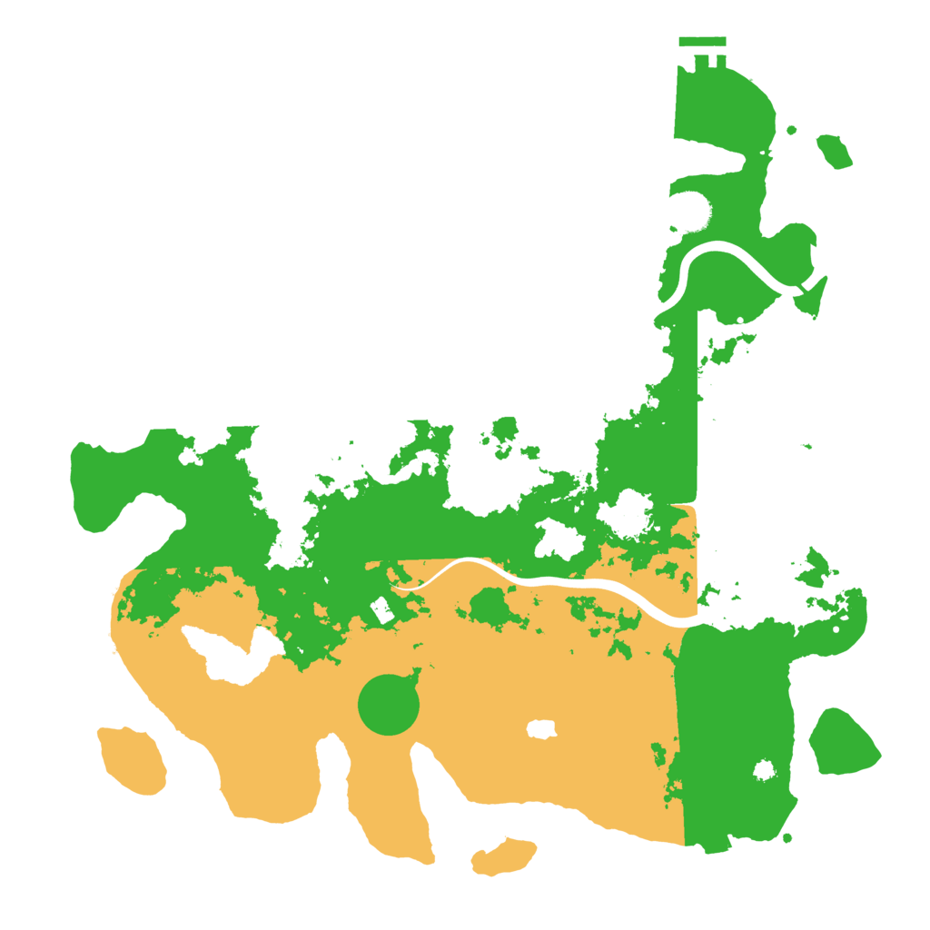 Biome Rust Map: Procedural Map, Size: 4000, Seed: 997631