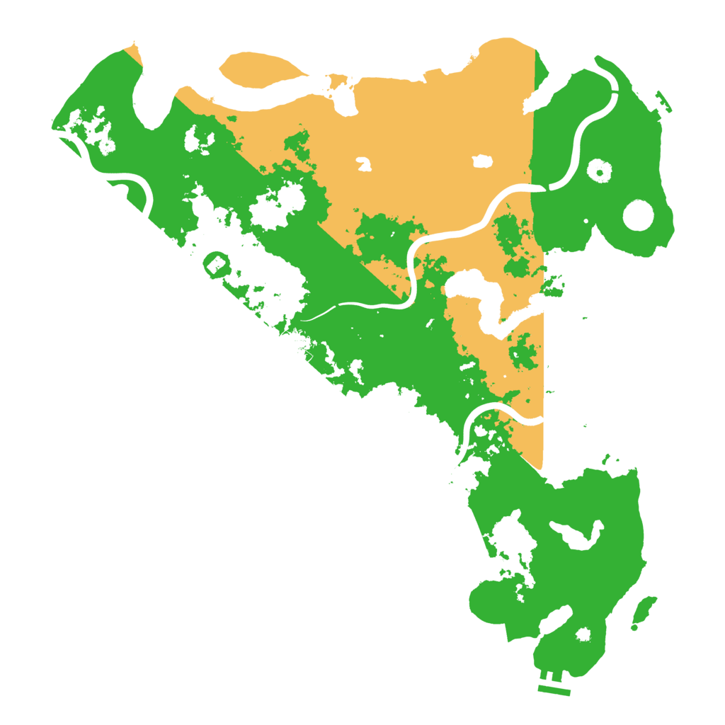 Biome Rust Map: Procedural Map, Size: 4500, Seed: 1728012693