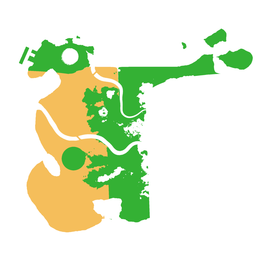 Biome Rust Map: Procedural Map, Size: 3000, Seed: 1576124878