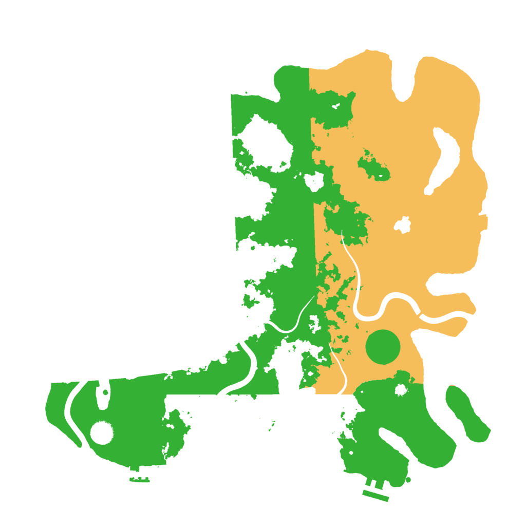 Biome Rust Map: Procedural Map, Size: 4000, Seed: 1814950376