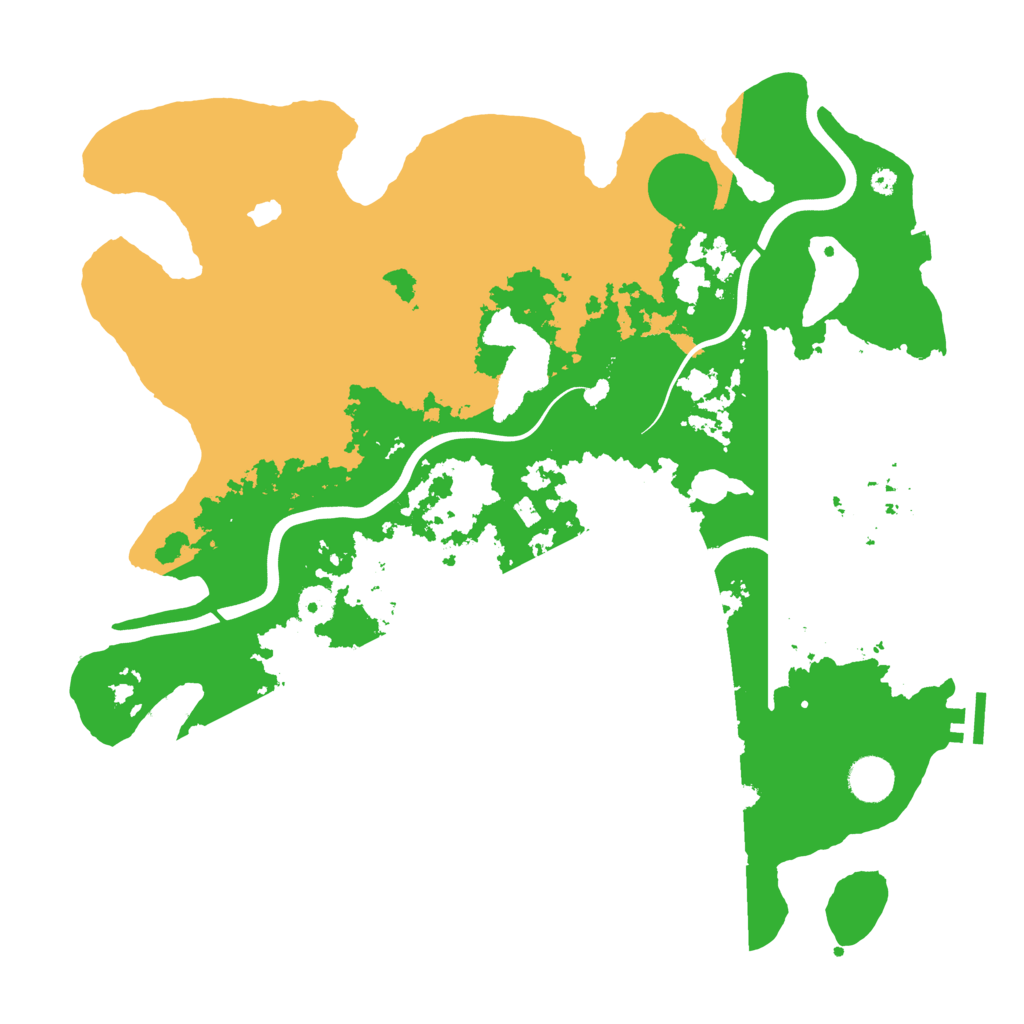 Biome Rust Map: Procedural Map, Size: 4000, Seed: 8888878