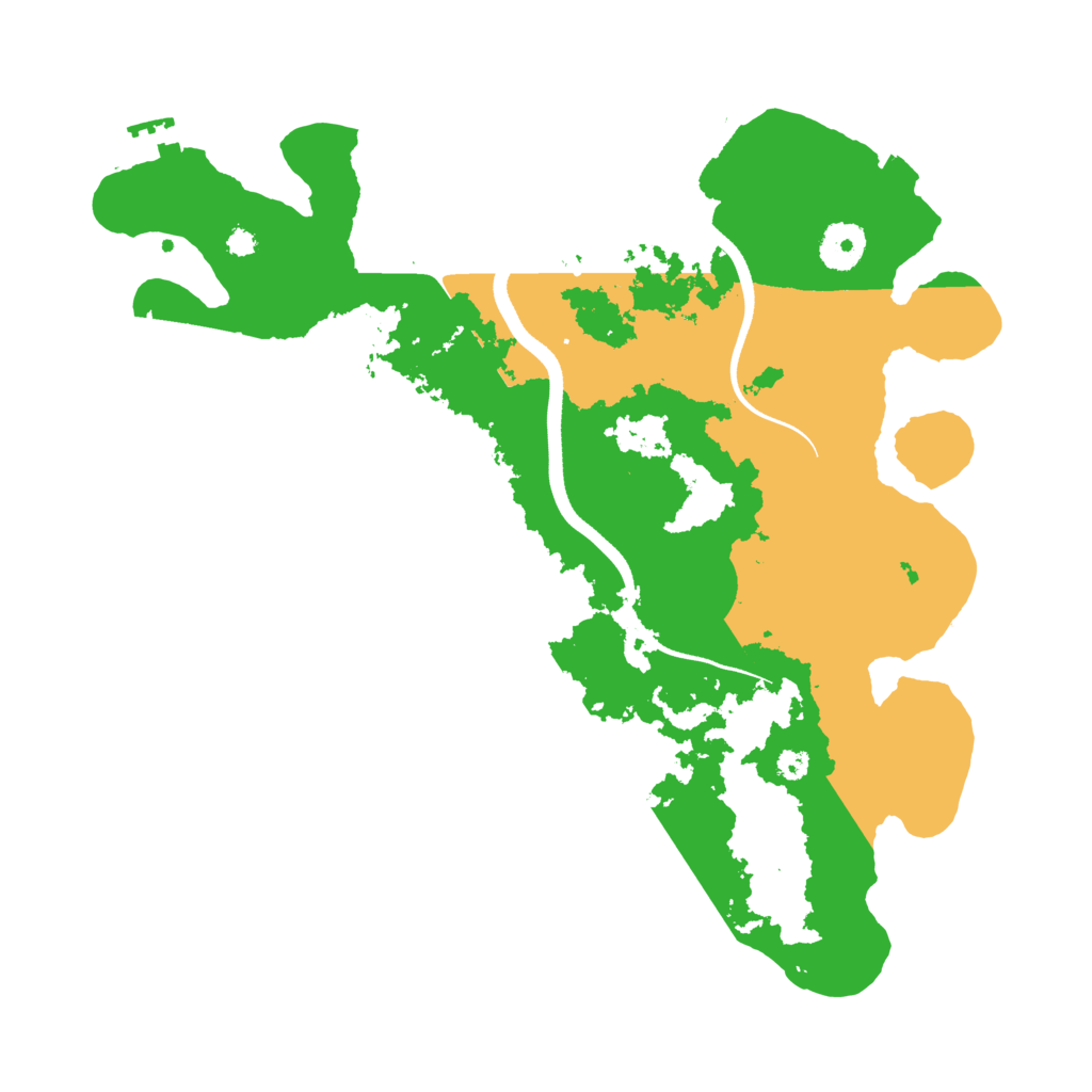 Biome Rust Map: Procedural Map, Size: 3500, Seed: 561290688