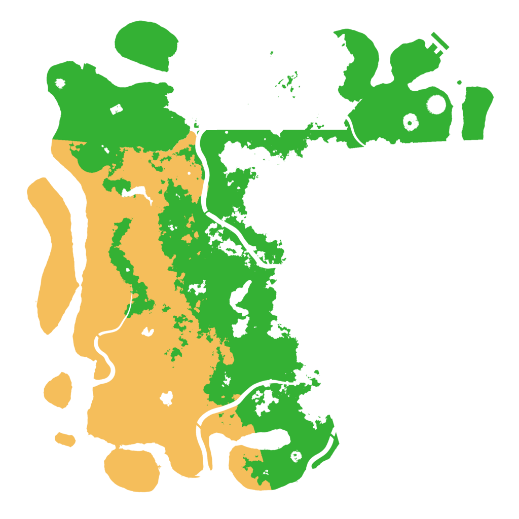Biome Rust Map: Procedural Map, Size: 4800, Seed: 1460796247
