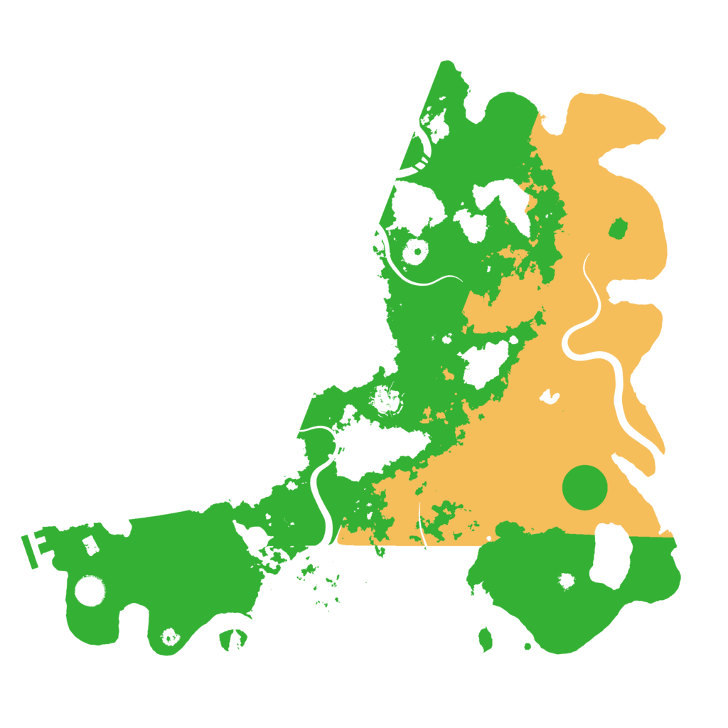 Biome Rust Map: Procedural Map, Size: 4250, Seed: 57634322