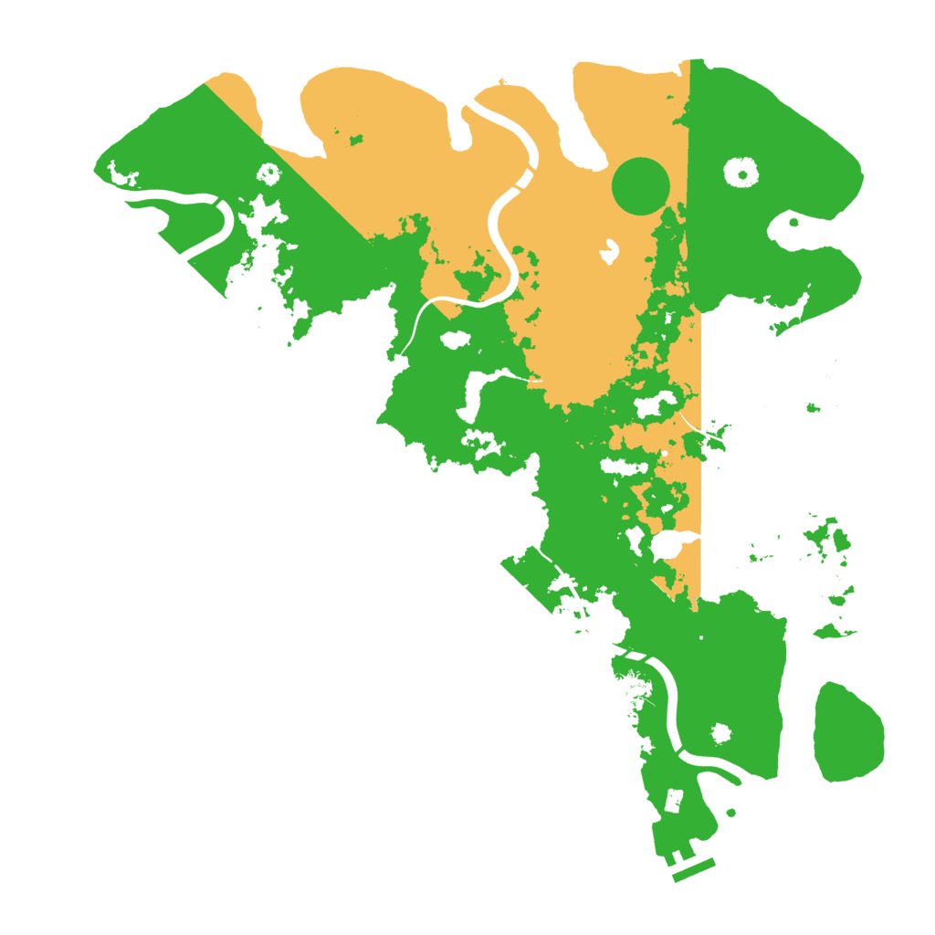 Biome Rust Map: Procedural Map, Size: 4250, Seed: 391989682