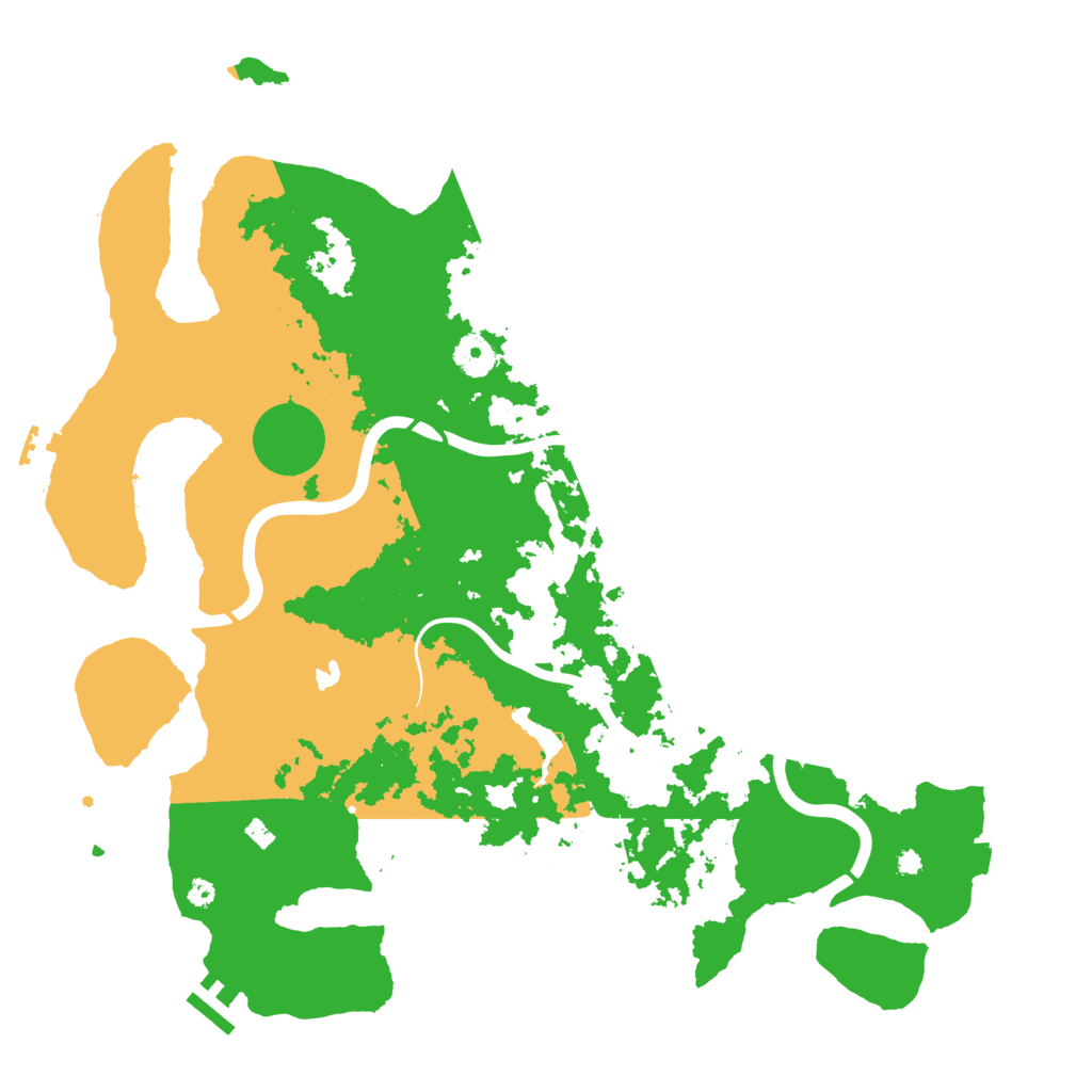 Biome Rust Map: Procedural Map, Size: 4000, Seed: 1111907689