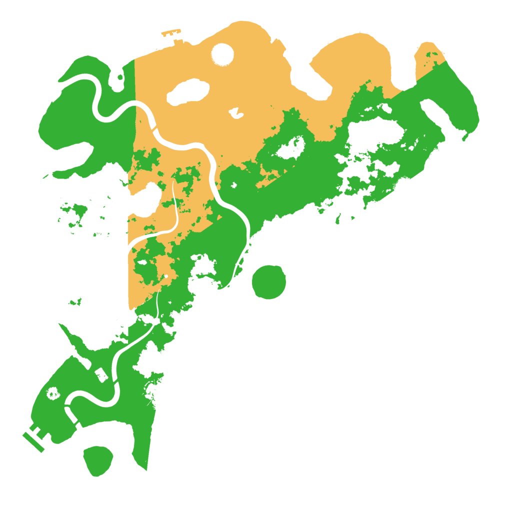 Biome Rust Map: Procedural Map, Size: 4000, Seed: 2093106722