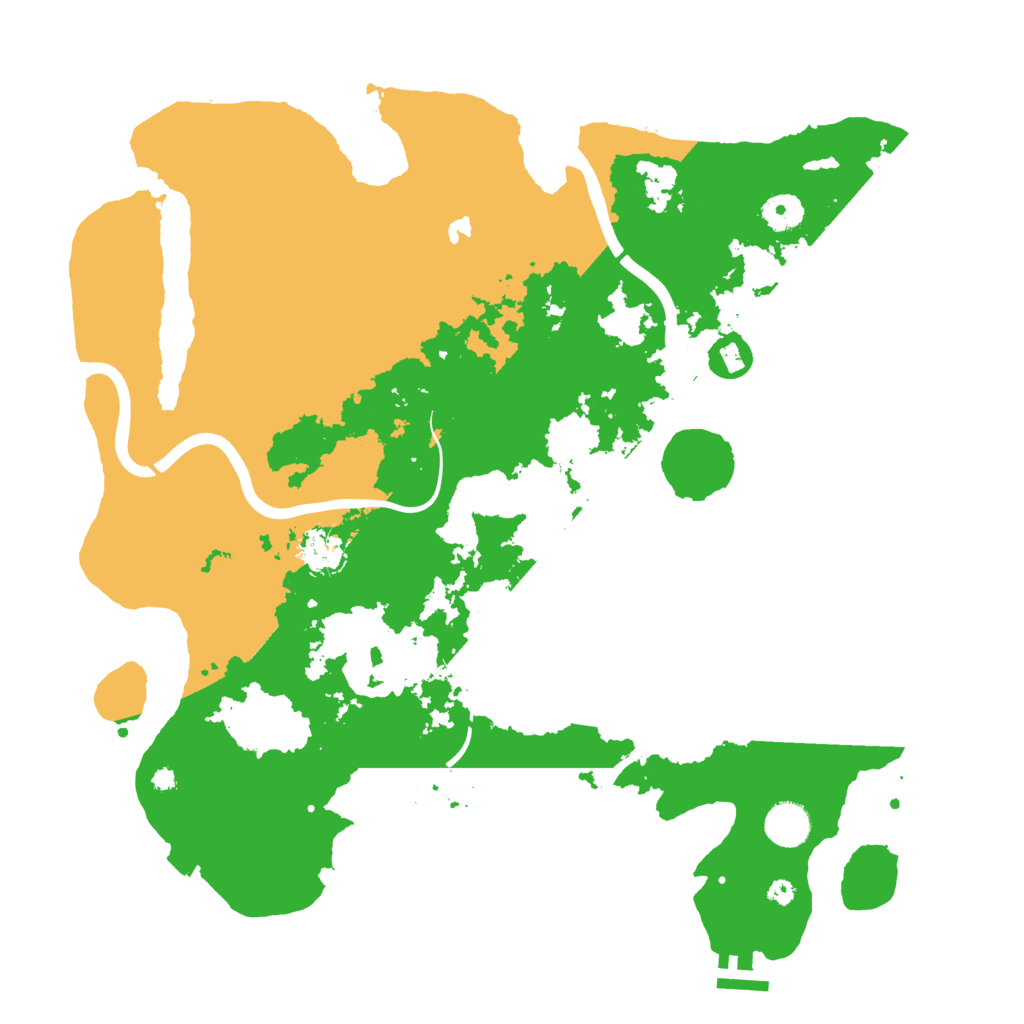 Biome Rust Map: Procedural Map, Size: 4000, Seed: 89574