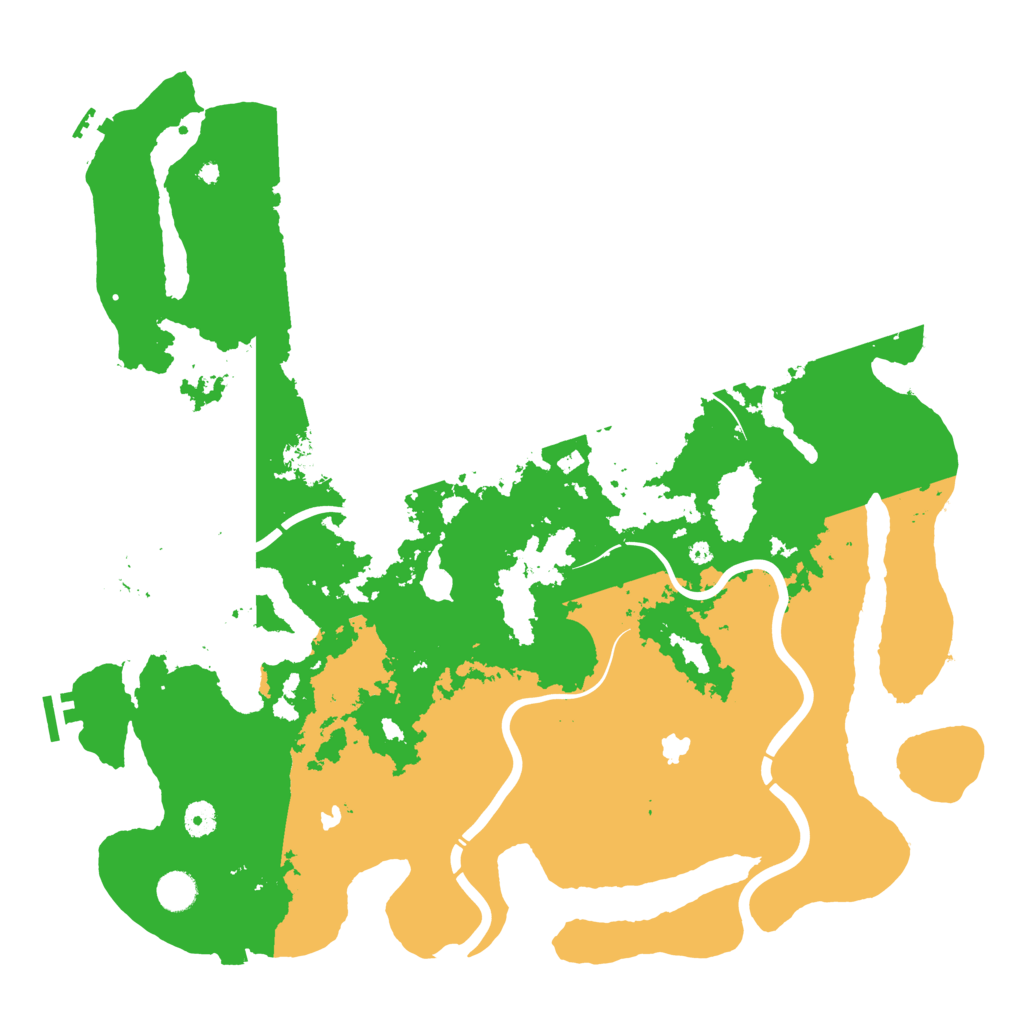 Biome Rust Map: Procedural Map, Size: 4500, Seed: 291863043
