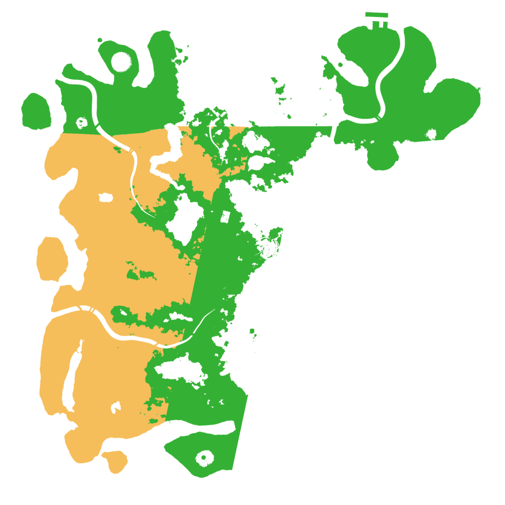 Biome Rust Map: Procedural Map, Size: 4500, Seed: 1047246490