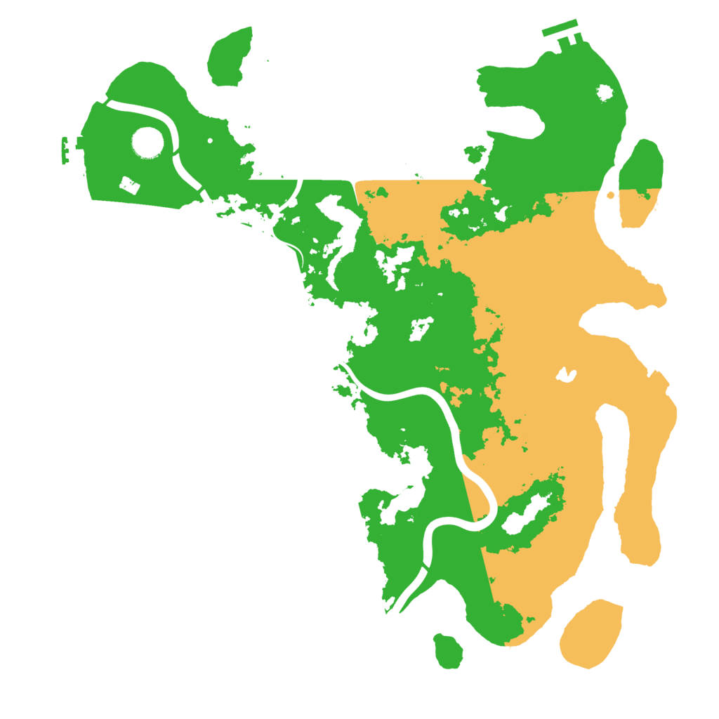 Biome Rust Map: Procedural Map, Size: 4000, Seed: 1000368505