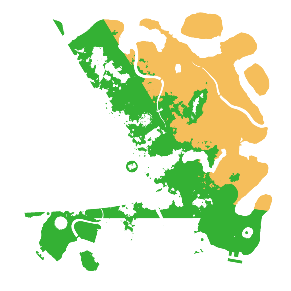 Biome Rust Map: Procedural Map, Size: 4000, Seed: 703968936