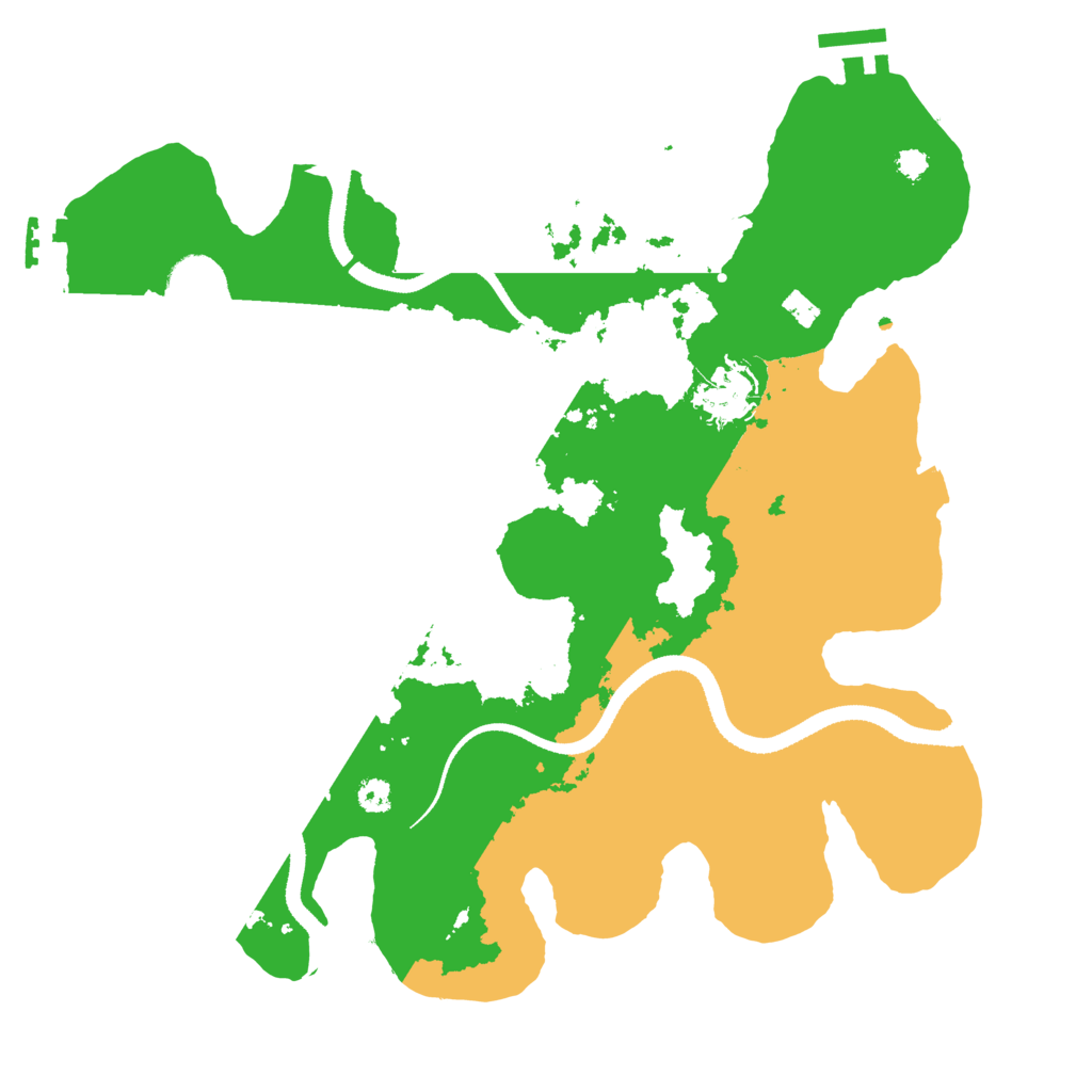 Biome Rust Map: Procedural Map, Size: 3250, Seed: 1007544580