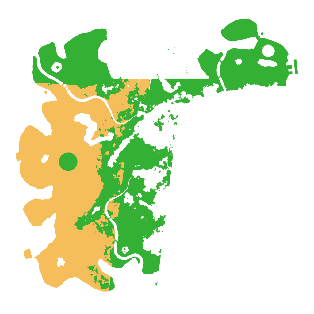 Biome Rust Map: Procedural Map, Size: 4500, Seed: 1640845431