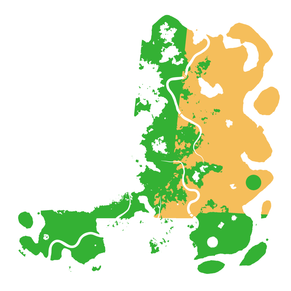 Biome Rust Map: Procedural Map, Size: 5000, Seed: 266003