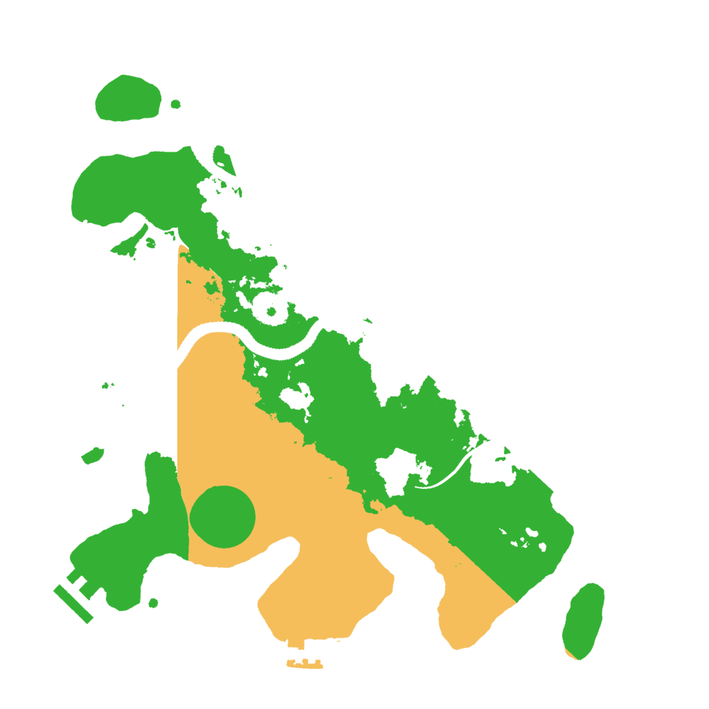 Biome Rust Map: Procedural Map, Size: 3000, Seed: 5001