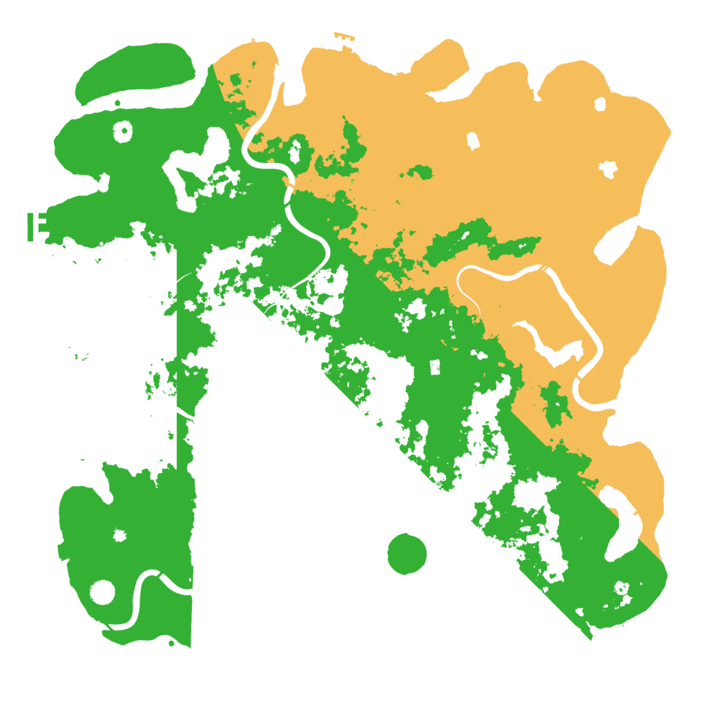 Biome Rust Map: Procedural Map, Size: 5000, Seed: 249375085