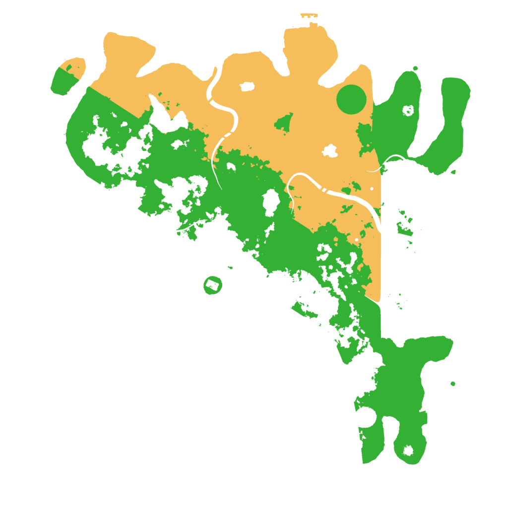 Biome Rust Map: Procedural Map, Size: 4500, Seed: 2126496486