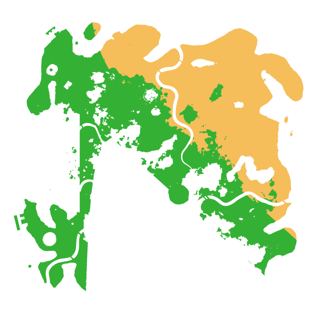 Biome Rust Map: Procedural Map, Size: 4250, Seed: 163849208