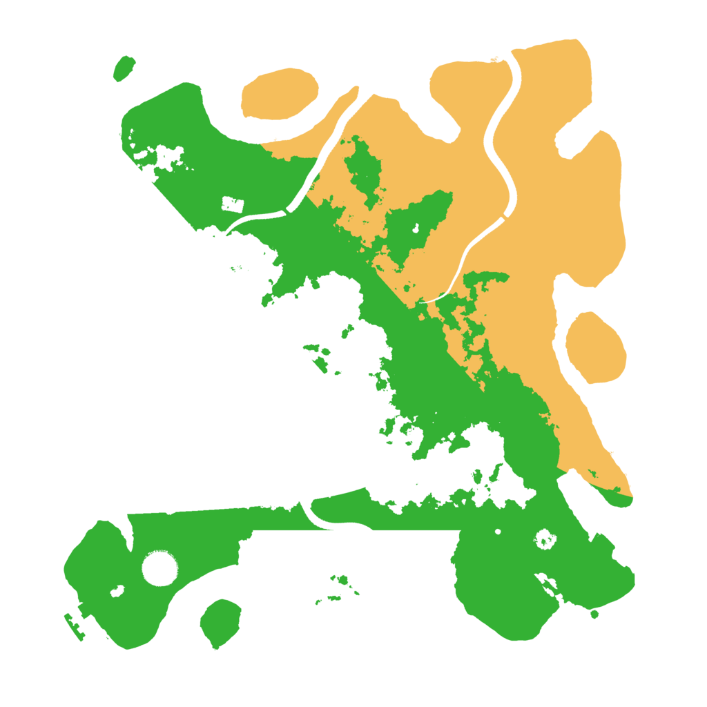 Biome Rust Map: Procedural Map, Size: 3500, Seed: 1620469500
