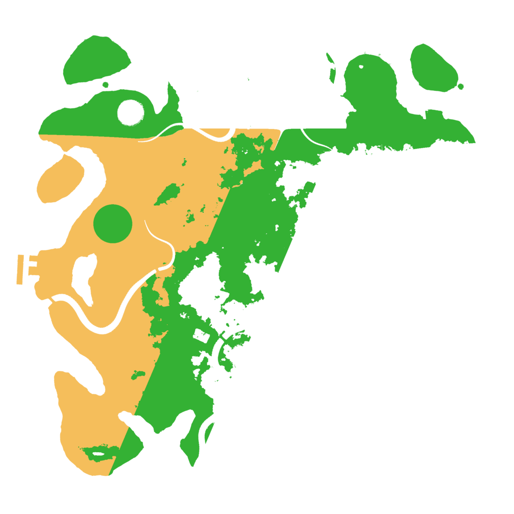 Biome Rust Map: Procedural Map, Size: 3500, Seed: 1481156307
