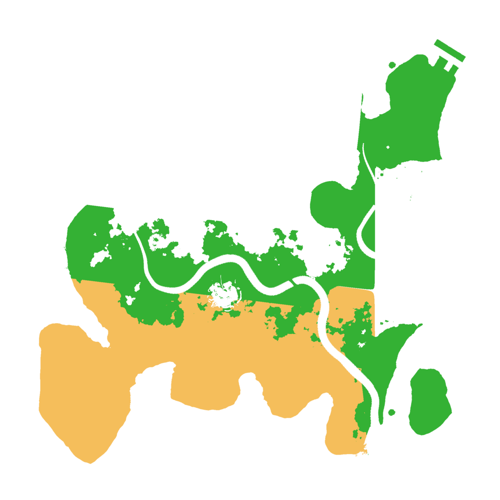 Biome Rust Map: Procedural Map, Size: 3000, Seed: 243765