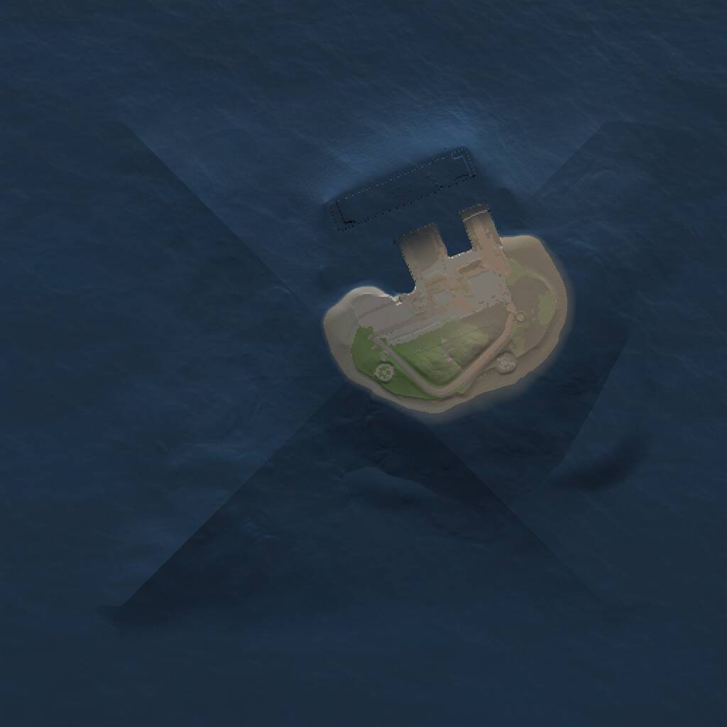 Rust Map: Procedural Map, Size: 1000, Seed: 5702, 2 Monuments