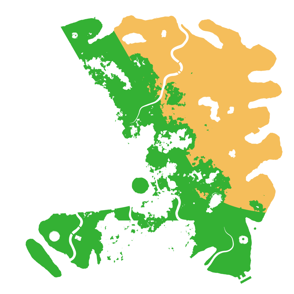 Biome Rust Map: Procedural Map, Size: 5000, Seed: 35486747