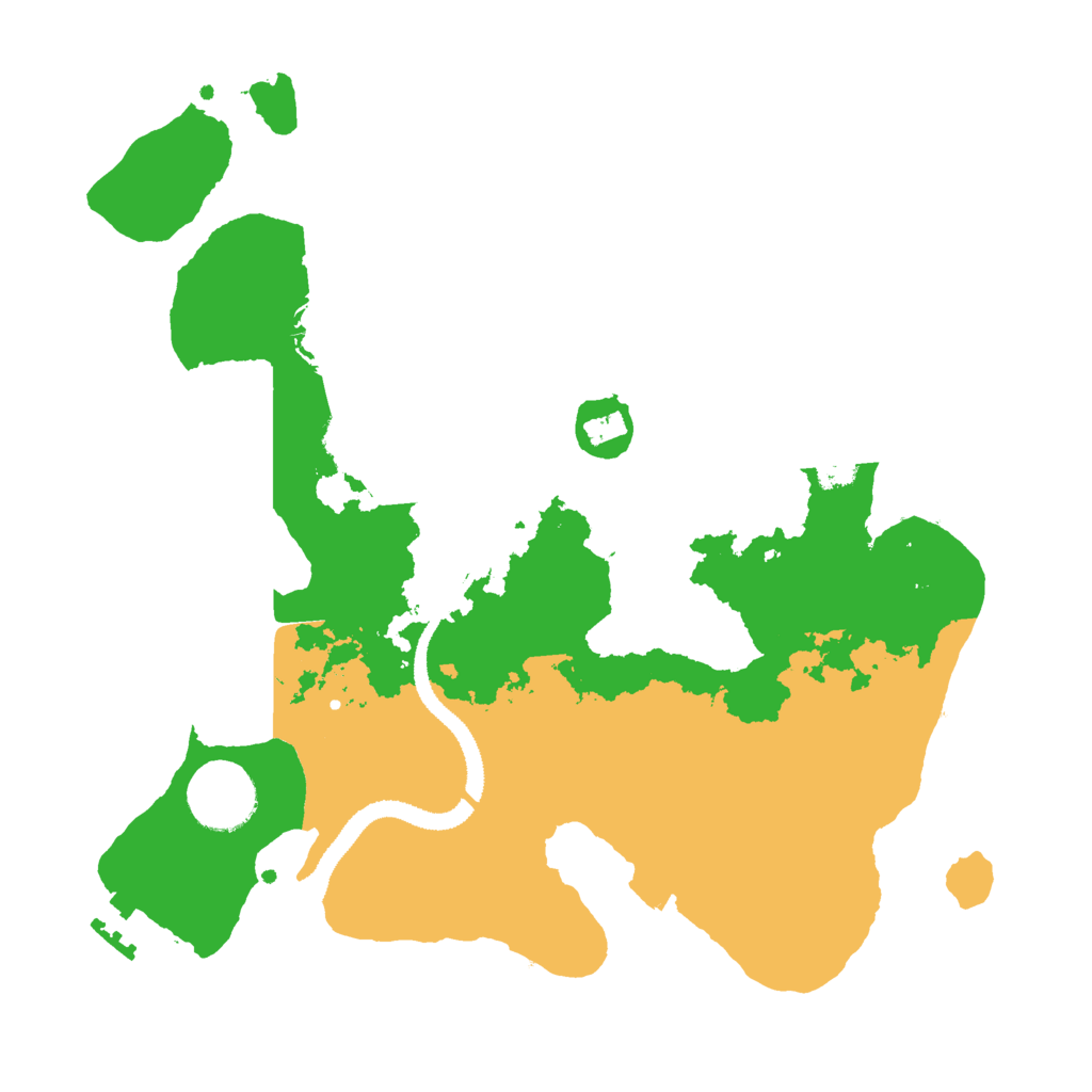 Biome Rust Map: Procedural Map, Size: 3000, Seed: 1044724404