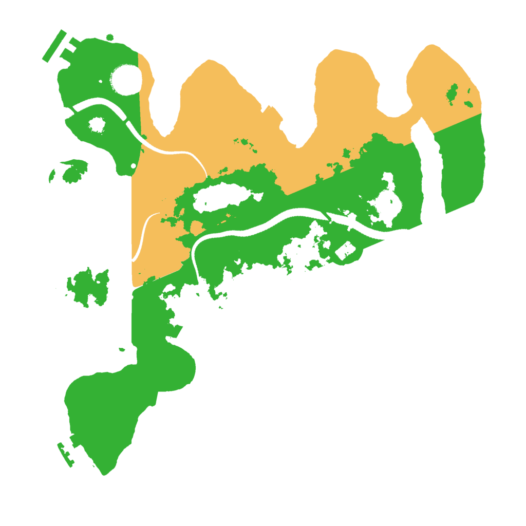 Biome Rust Map: Procedural Map, Size: 3000, Seed: 1269434683