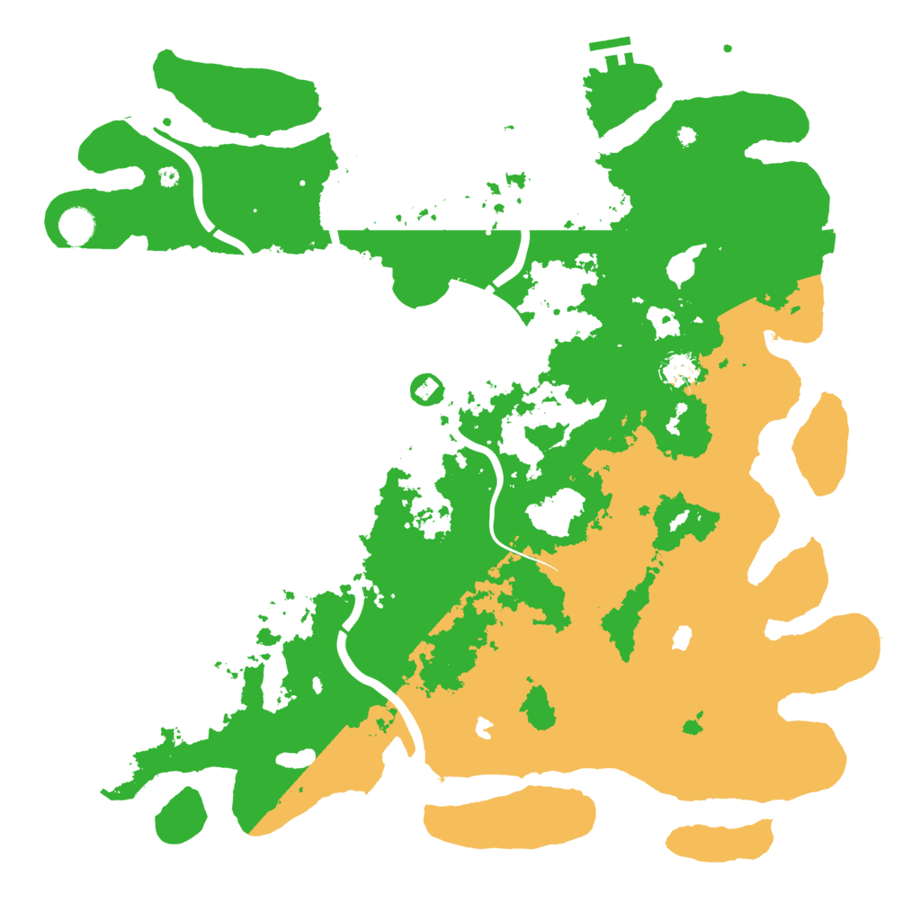 Biome Rust Map: Procedural Map, Size: 4500, Seed: 1103745674