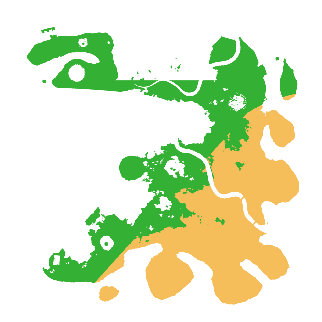 Biome Rust Map: Procedural Map, Size: 3500, Seed: 1004684239