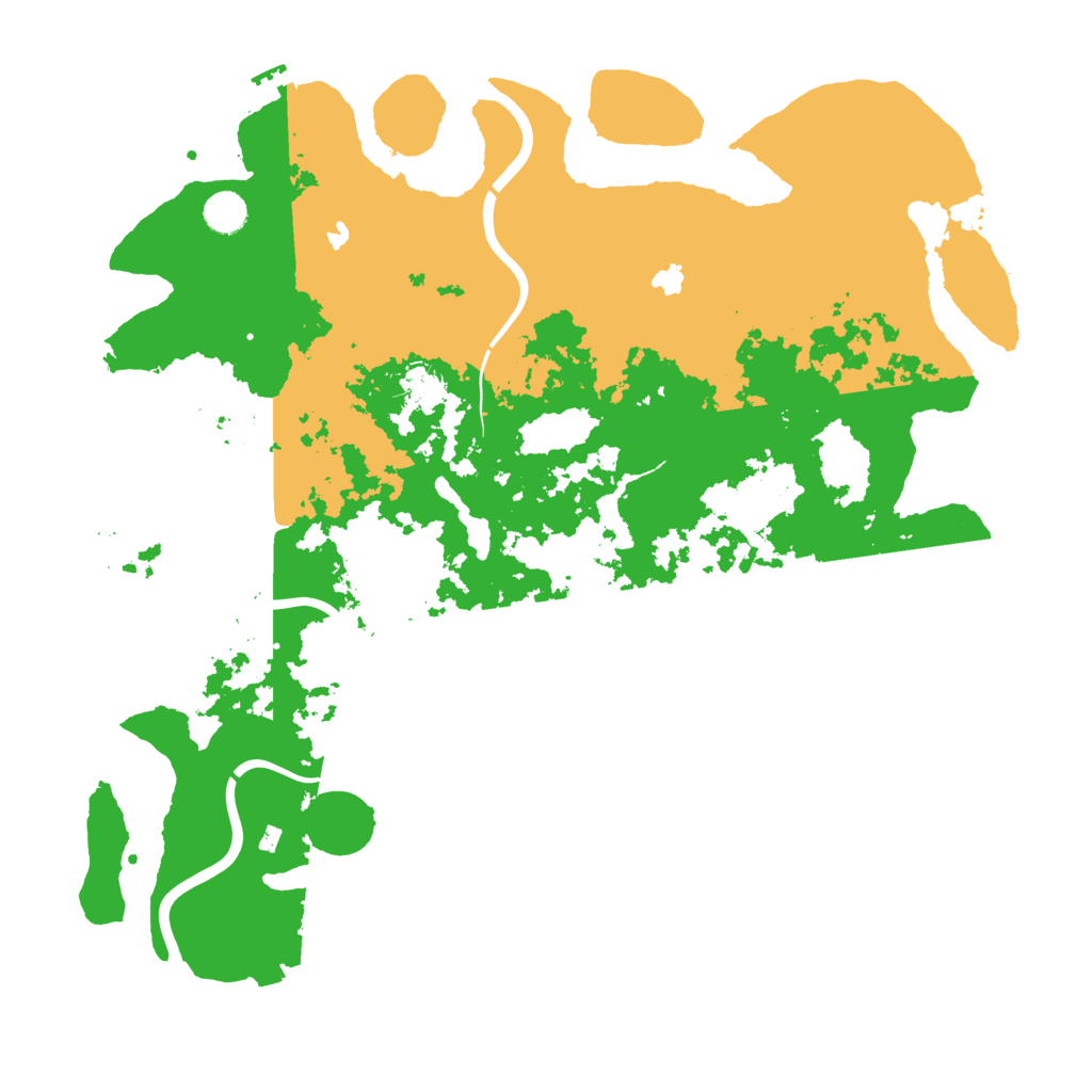 Biome Rust Map: Procedural Map, Size: 4500, Seed: 918540311