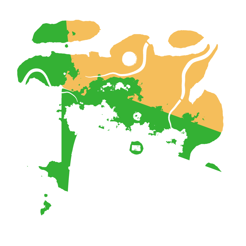 Biome Rust Map: Procedural Map, Size: 3000, Seed: 998720287