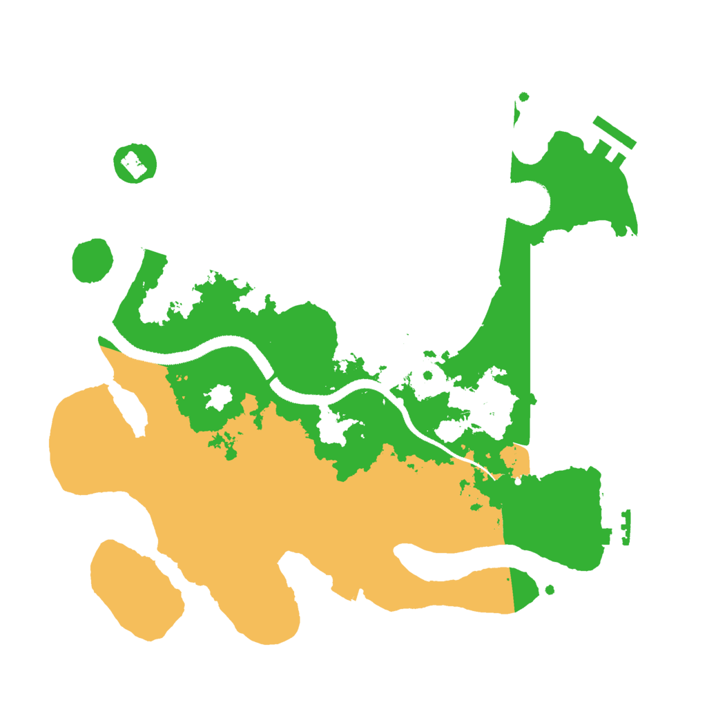 Biome Rust Map: Procedural Map, Size: 3000, Seed: 89707595