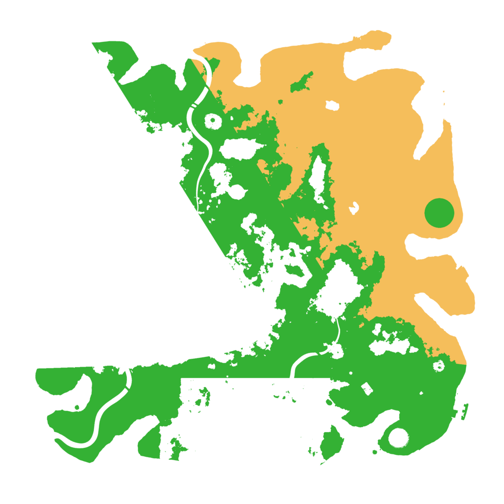 Biome Rust Map: Procedural Map, Size: 4500, Seed: 15850