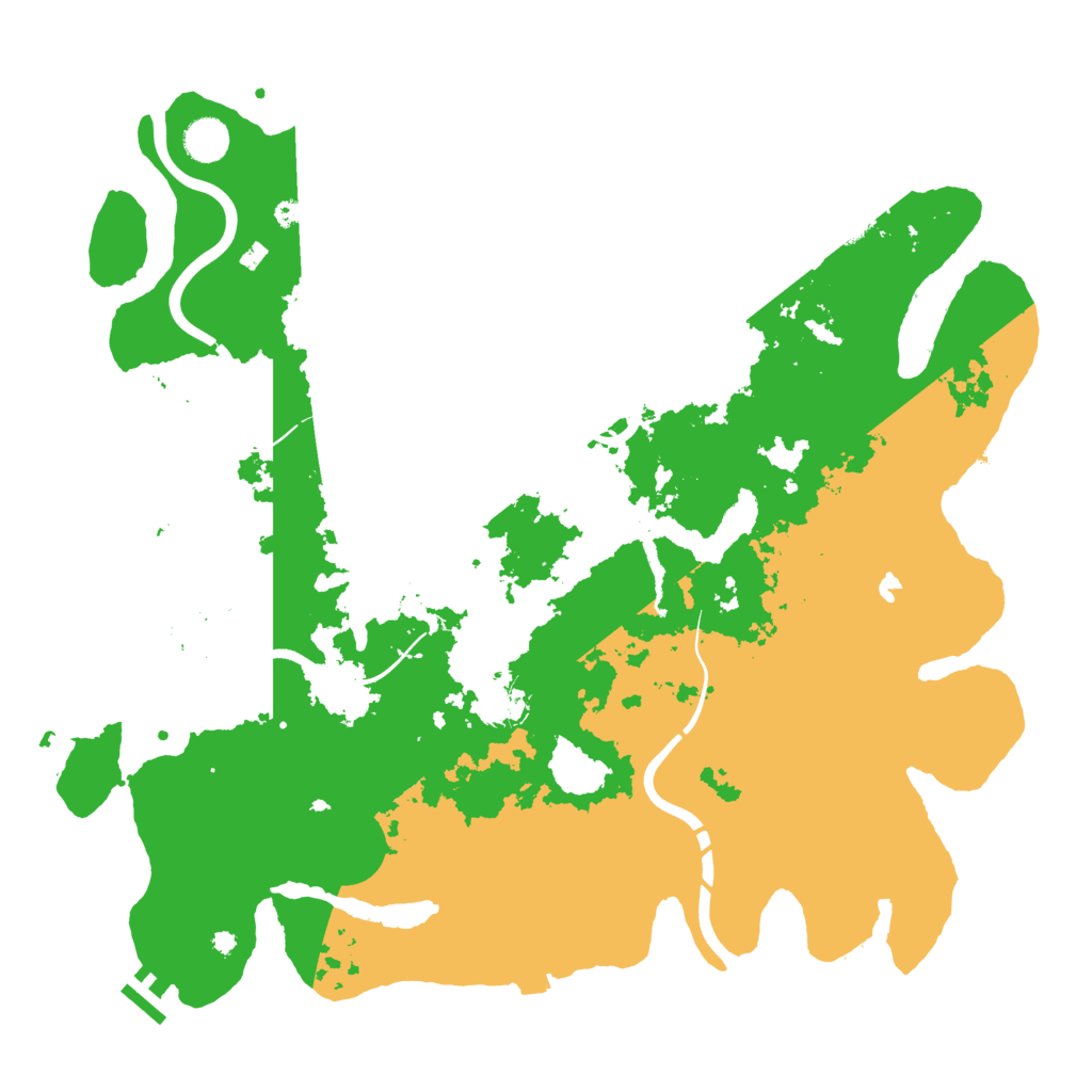 Biome Rust Map: Procedural Map, Size: 4250, Seed: 790674448