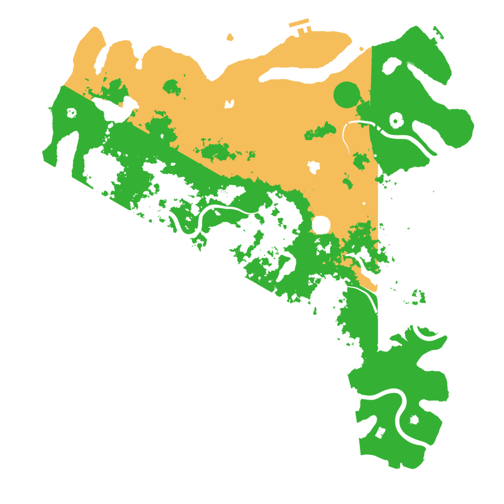 Biome Rust Map: Procedural Map, Size: 5000, Seed: 52824315