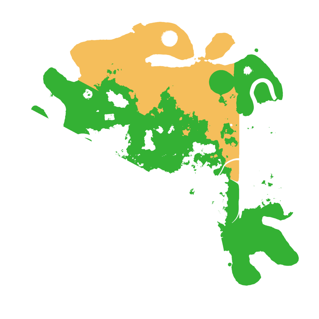 Biome Rust Map: Procedural Map, Size: 3500, Seed: 1896830003