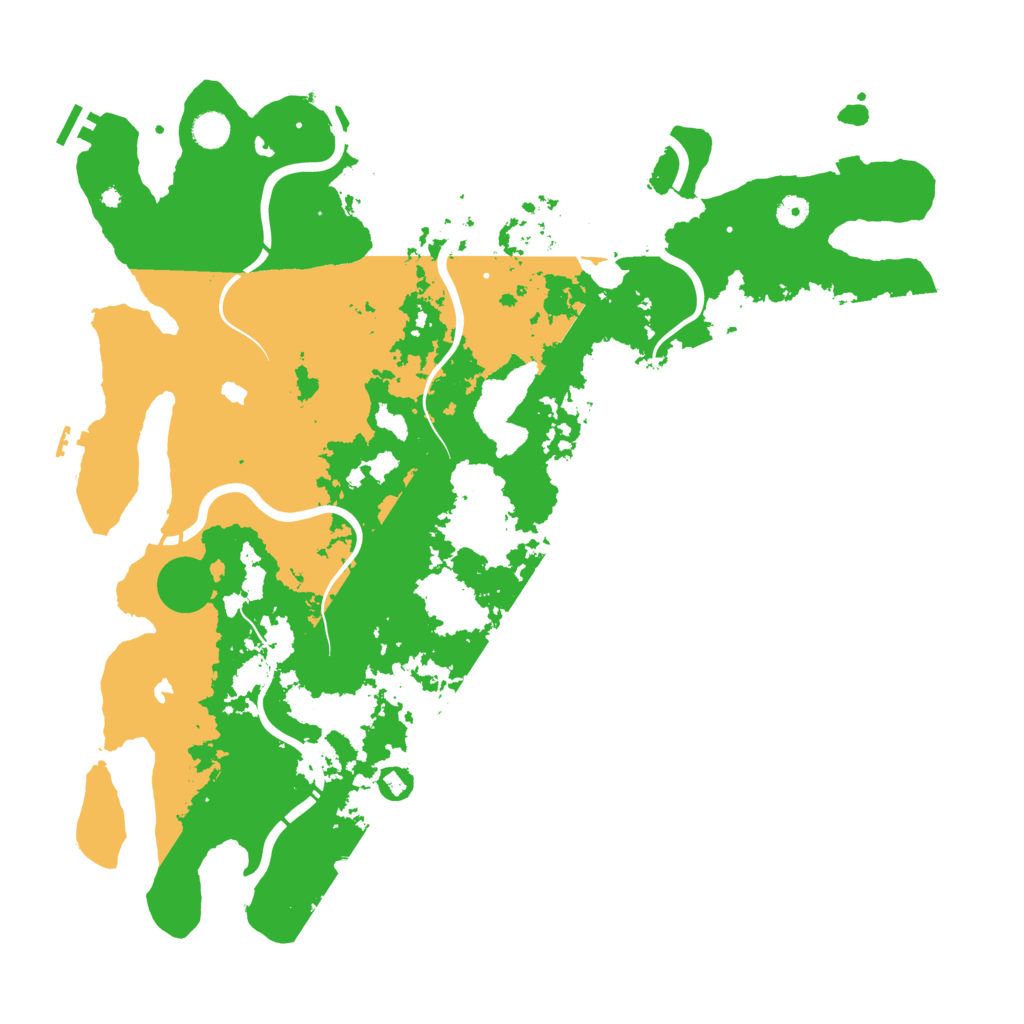 Biome Rust Map: Procedural Map, Size: 4800, Seed: 289351550