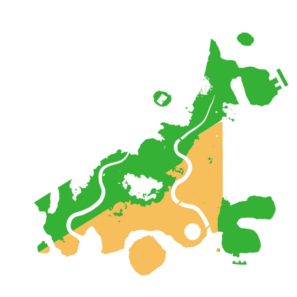 Biome Rust Map: Procedural Map, Size: 3200, Seed: 33953