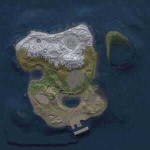Thumbnail Rust Map: Procedural Map, Size: 2000, Seed: 1973931409, 4 Monuments