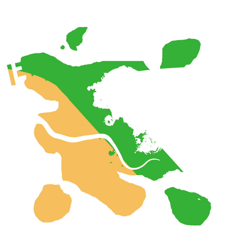 Biome Rust Map: Procedural Map, Size: 2320, Seed: 2147483