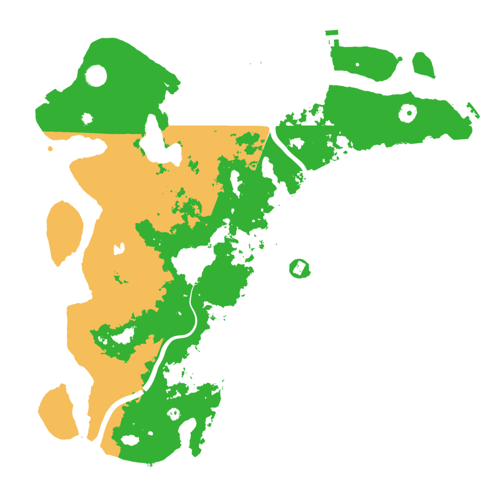 Biome Rust Map: Procedural Map, Size: 4100, Seed: 509