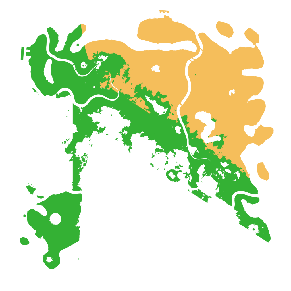 Biome Rust Map: Procedural Map, Size: 4500, Seed: 1316574955