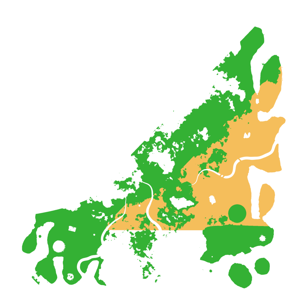 Biome Rust Map: Procedural Map, Size: 4500, Seed: 77885544