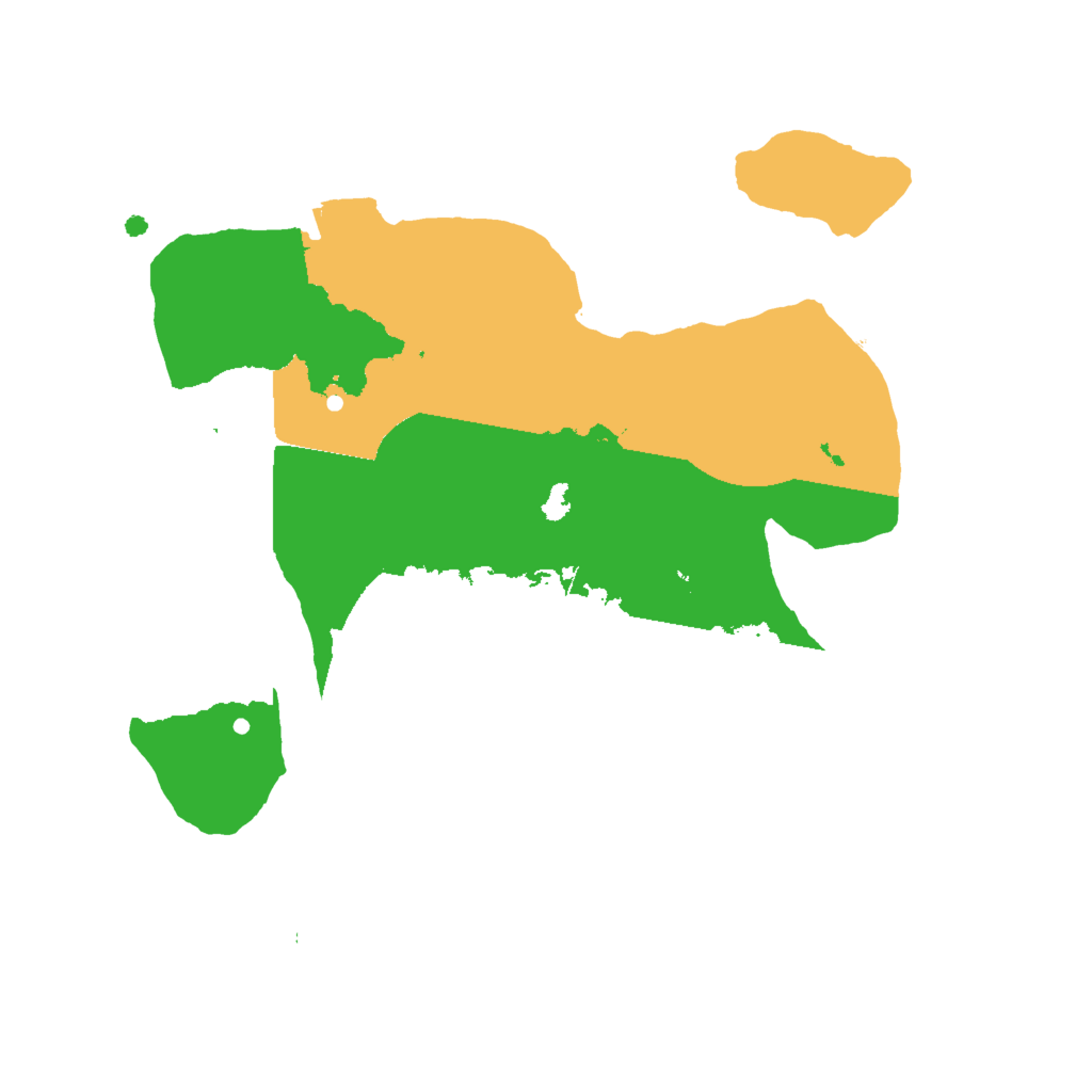 Biome Rust Map: Procedural Map, Size: 2000, Seed: 616851651